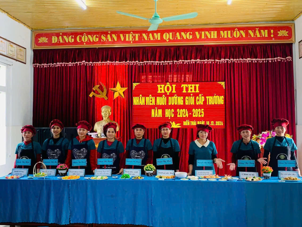 Hội thi nhân viên nuôi dưỡng giỏi năm học 2024- 2025